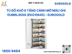 Tủ đồ khô 6 tầng cánh mở màu ghi cao cấp EUM6L450G (EKG15645) – Eurogold